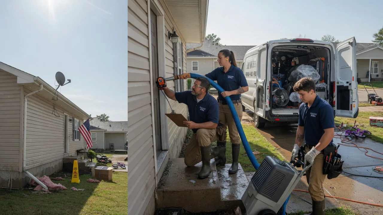 Ceiling Water Damage Restoration in Jena, LA near me