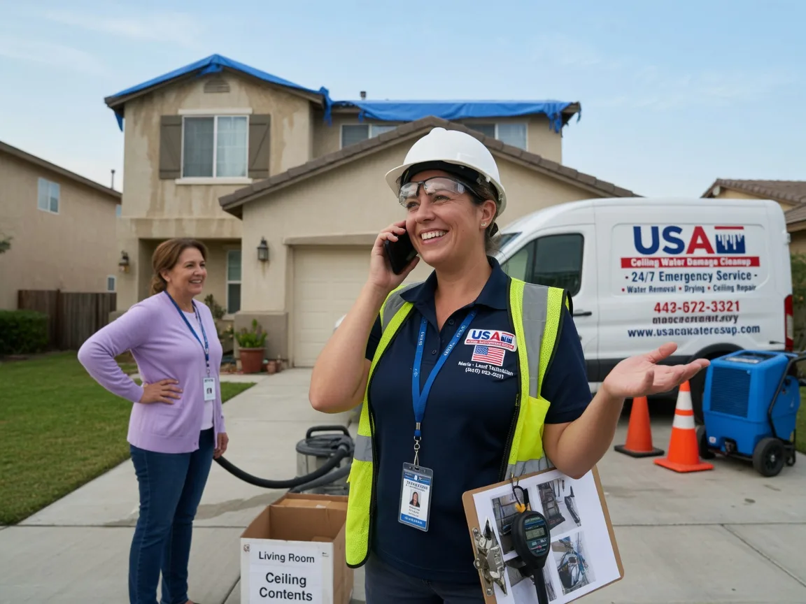 Ceiling Water Damage Restoration Jena, LA FAQs